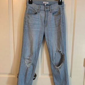 Good American Light Wash “Mom Jean”